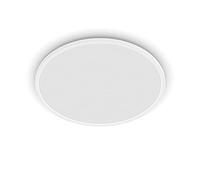 PHILIPS Plafonnier ROND à panneau LED SceneSwitch à intensité variable, 3 ambiances différentes, blanc chaud 36W. pour l'éclairage intérieur, le salon et la chambre, blanc