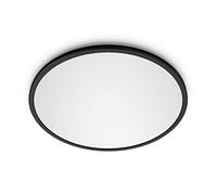 PHILIPS Plafonnier rond à panneau LED SceneSwitch à intensité variable, 3 ambiances différentes, blanc chaud, 15W. Idéal pour l'éclairage intérieur, le salon et la chambre, blanc
