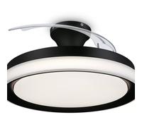 Philips Bliss Ventilateur de plafond 28 W, 35 W (Ø x H) 510 mm x 418 mm Noir (8720169279100)