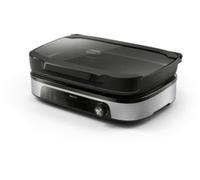 Philips - Plancha Électrique Hd6212/90 Grill De Table Série 5000, 50x25 Cm, Fumoir & Diffuseur D'arôme