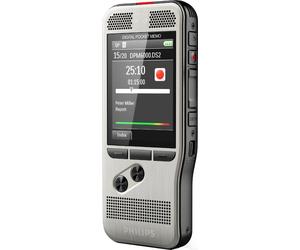 Philips PocketMemo Voice Recorder DPM6000, enregistreur vocal numérique, logiciel de dictée SpeechExec Basic (2 ans d'abonnement inclus)