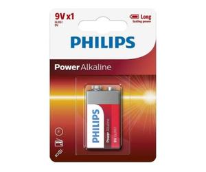 Philips Power Alkaline 9V E-Block - Piles