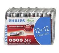 Philips Power Alkaline LR03P24P - Batterie 24 x AAA / LR03 - Alcaline Argent G