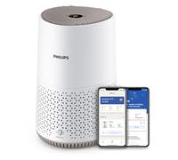 Philips Purificateur d'air connecté 600i, jusqu’à 44 m², 19dB(A)*, Blanc | CADR 170 m³/h, HEPA NanoProtect capture 99,97 % des particules*, ultra-silencieux, économe en énergie, App Air+ (AC0650/10)