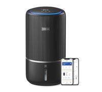 Philips Purificateur d'air & Humidificateur 2-en-1 3400, HEPA, Noir | Jusqu'à 78m² , CADR 300 m³/h, 16.5db, Humidification auto jusqu'à 650 ml/h, HEPA NanoProtect, App Air+ (AC3421/13)