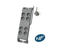 MCL SPN3180A/19 multiprise 2 m 8 sortie(s) CA Intérieure Gris