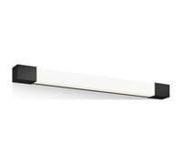 Philips Rover miroir LED carré, 10W, 1500 lm, 2700K, noir, IP44 , résistant à l'eau