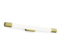 PHILIPS Rover miroir LED lumière ronde, 10W, 1500 lm, 2700K, laiton, IP44, résistant à l'eau