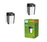 Philips Shroud Applique murale solaire avec détecteur de mouvements, lot de 2, LED, 8721103044495,