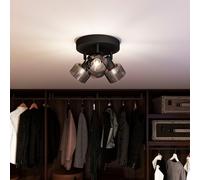 Philips Sleet Projecteur, E14, 3 sources lumineuses, cache-piton rond, 8720169299658,
