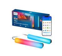 Philips Smart LED, Ampoule Connectée LED en verre RGB GU10, 345 lm, Lumière Couleur et Blanc Réglable 2200-6500 K, Gradation Faible, Connected by WiZ, Alexa, Google Home, Apple Home, Pack de 3