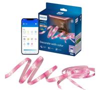 Philips Smart LED, Bande LED RGB avec Lumière Multicolore, 15m, Blanc