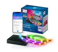 Philips Smart LED Sync Box HDMI avec rétroéclairage TV, ruban LED RGBIC pour TV 40-50", synchro films, musique, HDMI 2.0, 4K à 60Hz, Connected by WiZ, nécessite une source vidéo externe