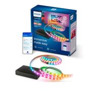 Philips Smart Lighting HDMI Sync Box 2.1 8 K, Rétroéclairage TV 75-85 pouces, Ruban LED RGBIC, Taux de Rafraîchissement Ultra-Rapide, Personnalisable, TV, Films, Jeux Vidéo, Entrée HDMI Requise