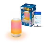 Philips Smart Lighting Lampe de Table Mobile, Multicolore, Lumière Blanche Chaude à Froide, Intensité Réglable, Contrôle Facile, Connected by WiZ, Music Sync, Alexa, Google Home, Apple Home