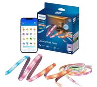 Philips Smart Lighting Ruban LED RGBIC, 20 m, Type C, Effets de Lumière Dynamiques Multicolores, Découpable, Installation Facile, Connexion Wi-Fi, Connected by WiZ, Google Home, Alexa, Apple Home