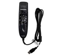 Philips Microphone de présentation SpeechMike Premium Touch SMP3700 – USB, Track‑Pad – Noir