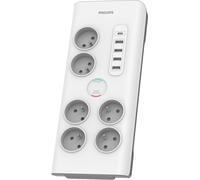 Philips SPN7060WA/60 parasurtenseur Blanc 6 prise(s) CA 2 m