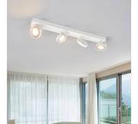 Philips Spot de plafond LED Clockwork blanc Clockwork, dimmable, blanc, Salon / Salle à manger, Métal, Moderne, Plafonnier