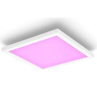 Philips Square Panel Surimu, plafonnier intelligent, Bluetooth/Zigbee, blanc, aluminium, plus, 2000 K