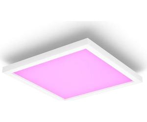 Philips Square Panel Surimu, plafonnier intelligent, Bluetooth/Zigbee, blanc, aluminium, plus, 2000 K