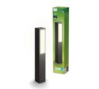 Philips Stratosphere, éclairage de chemin d'extérieurUltraEfficient, 3,8 W, lumière blanc froid 4 000 K, antracite, résistant aux intempéries IP44