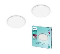Philips Super Slim Panneau LED, lot de 2, LED, 8721103042927,