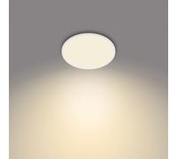 Philips Plafonnier LED SuperSlim 8719514327061 – Extra-plat, SceneSwitch 3 ambiances 22W, blanc