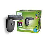 Philips Applique murale solaire Tyla détecteur de mouvement 3000K 250 lm IP44 Anthracite