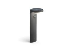 Philips Tyla Solar - Borne éclairage chemin - 1,2 W - 4000 K - Anthracite