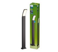 PHILIPS UltraEfficient, Borne LED extérieure Splay, 800lm, Anthracite