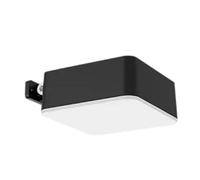 Philips Vapora, Applique murale solaire d'extérieur, 1,5 W, 2700 K, noire, IP44 résistante aux intempéries