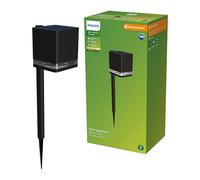 Philips Virona Borne Solaire d’Extérieur, 2700 K, 200 lm, Noir