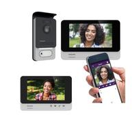Philips - Visiophone filaire connecté smartphone avec 2 écrans - WelcomeEye Connect 2
