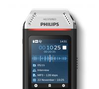 Philips Voice Tracer DVT2110/00 dictaphone Carte flash Noir, Chrome