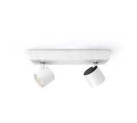 Philips Warmglow Led Spot Plafond/Mur Star 2 X Blanc