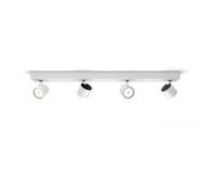Philips Warmglow Led Spot Plafond/Mur Star 4 X Blanc