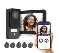Philips WelcomeEye Connect 3 Visiophone 3K Connecté avec 5 Badges RFID