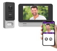 Philips WelcomeEye Portier vidéo sans fil Bluetooth WLAN Kit complet noir/gris (531039)
