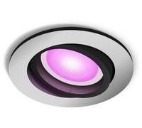 Philips White & Color Ambiance Centura Spot encastrable rond en aluminium