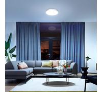 Philips - Plafonnier LED, diamètre 48 cm, 40 W, intensité variable, avec télécommande, blanc 929003317001