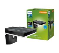 Philips Applique murale Zonal carrée solaire Ultra-efficace 1,3 W 3000 K IP44 Noire