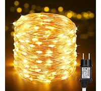 PhilzOps Guirlande Lumineuse Noël Intérieure, 20M 200 LED Fil de Cuivre Guirlande Électrique 8 Modes Etanche Led Lumières de Luciole pour Extérieur Noël Mariage Chambre Fête Décor, Blanc Chaud