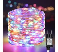 PhilzOps Guirlande Lumineuses Fil de Cuivre, 20M 200 LED Coloré Extérieure Guirlande Lumière Sapin de Noël Électrique avec 8 Modes Etanche pour Décoration Intérieur Chambre Jardin Mariage Fête Chambre