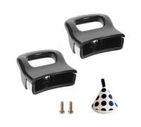 PHMING 2 Pcs Poignée Casserole en Plastique, Poignée pour Autocuiseur | Universelles pour Poêle, Casserole et Cocotte-Minute, Résistant à la Chaleur et Durable (Noir)
