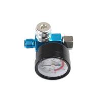 PHNOITPQ Pistolet de pulvérisation de Peinture à compresseur Euro 1/5 pièce, pièces de Pression, séparateur d'eau et d'huile de 1/4 Pouce, Filtre à air, piège à humidité(5 Pcs,Regulator)