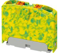 PHOE 1091665 - Bloc de distribution PTFIX, 2 x 2,5, vert-jaune