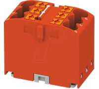 Phoenix Contact - Bloc de distribution PTFIX 6x2,5 RD - 6 bornes 0,14-4 mm² 450 V 24 A - Lot 10