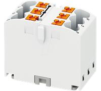 PHOE 3273276 - Bloc de distribution PTFIX, 6 x 2,5, blanc