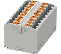 PHOE 3273308 - Bloc de distribution PTFIX, 18X2,5, gris